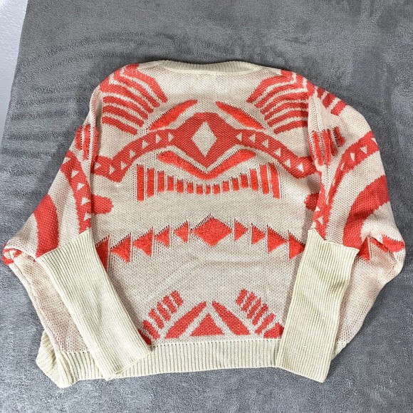 Miss Avenue NWT Tribal Aztec Knit Sweater Open Cardigan Size Small/Med Women’s - Picture 3 of 7